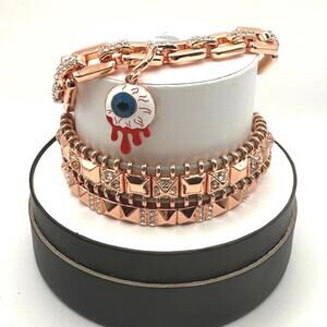 Bomb Party Halloween Rose Gold If looks could kill softly stack bracelets